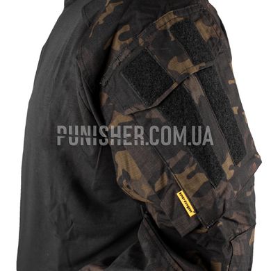 Тактическая рубашка Emerson G3 Combat Shirt Upgraded version Multicam Black, Multicam Black, X-Large