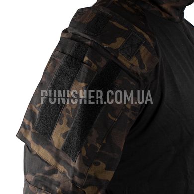 Тактическая рубашка Emerson G3 Combat Shirt Upgraded version Multicam Black, Multicam Black, X-Large