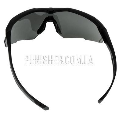 Revision Stingerhawk Eyewear with Smoke Lens, Black, Smoky, Goggles, Large
