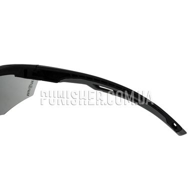 Баллистические очки Revision StingerHawk с черной линзой, Черный, Дымчатый, Очки, Large