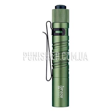 Olight I3T EOS Flashlight, Olive Drab, Flashlight, Accumulator, Battery, 180