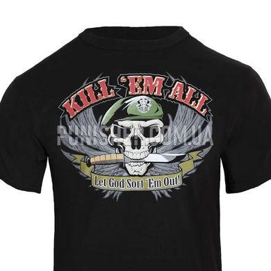 Футболка Rothco Kill Em All T-Shirt, Чорний, Medium