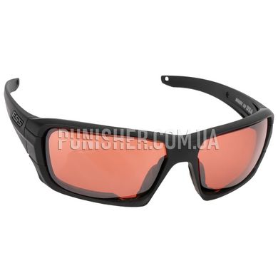 Комплект балістичних окулярів ESS Rollbar з трьома лінзами, Чорний, Прозорий, Димчастий, Мідний, Окуляри