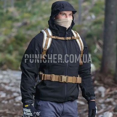 Куртка Helikon-Tex Gunfighter - Shark Skin Windblocker, Черный, XX-Large