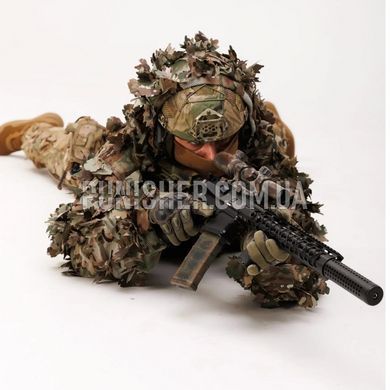 Lapa Viper Hood V1 Camouflage Hood with Leaves, Multicam