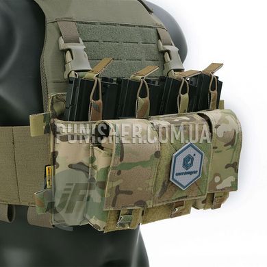 Передняя панель Emerson MF Style Quad 5.56 Compatible Placard для магазинов М4/М16, Multicam, 6, Velcro, AR15/М4, M16, Для плитоноски, Cordura 500D