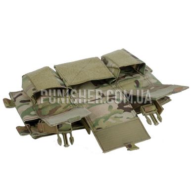 Передняя панель Emerson MF Style Quad 5.56 Compatible Placard для магазинов М4/М16, Multicam, 6, Velcro, AR15/М4, M16, Для плитоноски, Cordura 500D