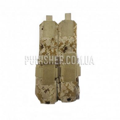 M4 Double Mag Pouches (Used), AOR1, 2, Molle, AR15, M4, M16, HK416, For plate carrier, .223, 5.56, Cordura