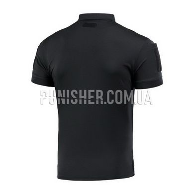 M-Tac Elite Tactical Coolmax Black Polo Shirt, Black, Small