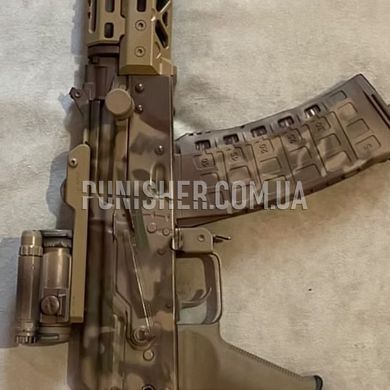KPYK CRC 5002/9037L Folding Left-Sided Stock for AK/AKSU, 4.5 mm pin, Black, Stock, AKS-74, AKS-74U