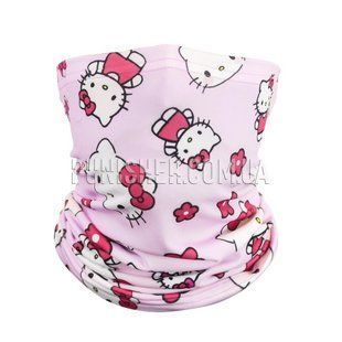 Дихаючий баф-шарф GIG Military A.I.R. Hello Kitty, Рожевий, Універсальний