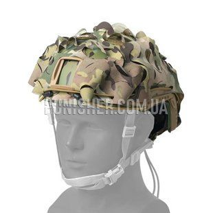 3D Camo Laser Cut FAST Helmet Cover, Multicam