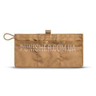 Панель-органайзер U-WIN для карток та документів, на липучці, Coyote Brown