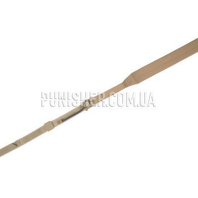 Оружейный ремень Viking Tactics MK6 PES Ultra Light Sling с металлической пряжкой, Coyote Brown, Оружейный ремень, Двухточечный