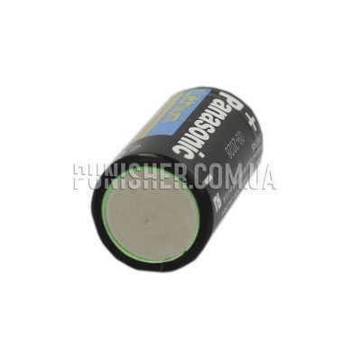 Батарейка Panasonic Lithium CR123A 3V 2шт, Чорний, CR123A