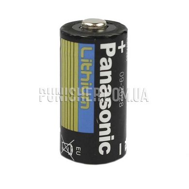 Батарейка Panasonic Lithium CR123A 3V 2шт, Черный, CR123A