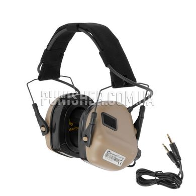 Активные наушники Earmor M31 PLUS, Tan, Активные, С оголовьем, 22