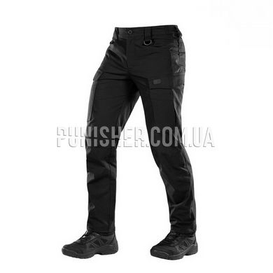 M-Tac Police Extra Strong Black Pants, Black, Small Regular