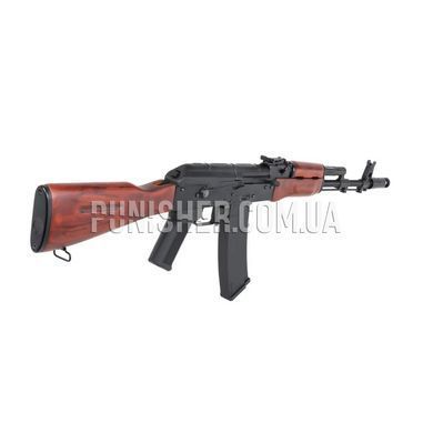 Гвинтівка тренувальна штурмова АК-74 страйкбольна Specna Arms SA-J02, Коричневий, AK, AEG, Немає, 455