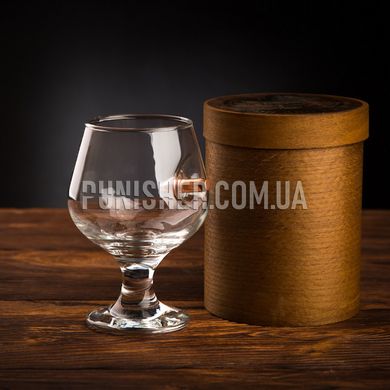 Gun and Fun Cognac glass with a bullet of 7.62 mm, Clear, Посуда из стекла