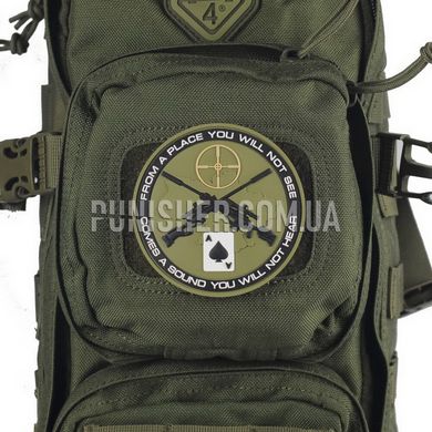 M-Tac Ukrainian Snipers PVC Patch, Olive, PVC