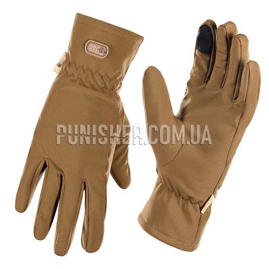 M-Tac Winter Soft Shell Coyote Gloves, Coyote Brown, X-Large