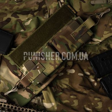 Підсумок Punisher Side-Pull Mag Pouch для магазинів M4/M16, Multicam, 2, Velcro, AR15, M4, M16, Для плитоноски, 5.56, Cordura