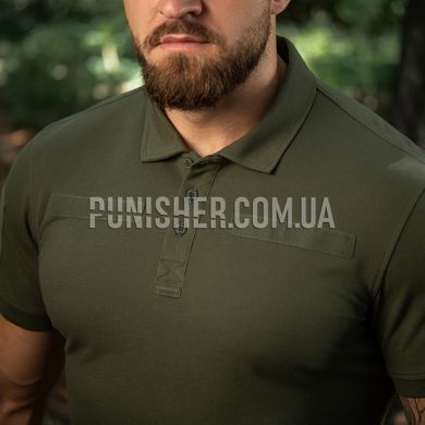 M-Tac Ranger 65/35 Army Olive Tactical Polo Shirt, Olive, Large