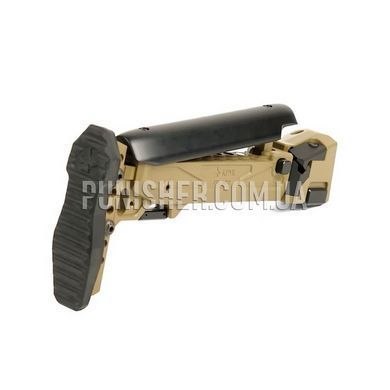 KPYK CRC 5002/9037L Folding Left-Sided Stock for AK/AKSU, 4.5 mm pin, Coyote Tan, Stock, AKS-74, AKS-74U