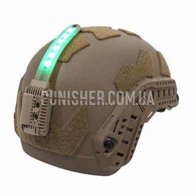 FMA HEL-STAR 5 GEN II Tactical Helmet Strobe Light EX03, DE, Green, IR