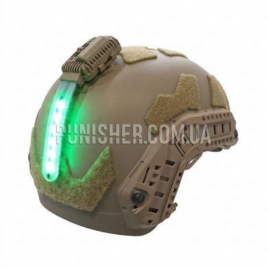 FMA HEL-STAR 5 GEN II Tactical Helmet Strobe Light EX03, DE, Green, IR