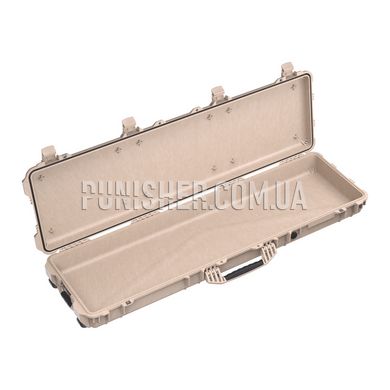 Збройовий кейс Pelican 1750 Protector Long Case з поропластом, Desert Tan, Поліпропілен, Так