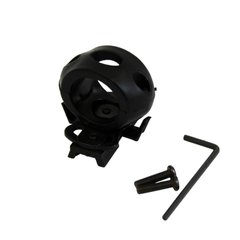 Крепление для фонаря ACM FAST & MICH Helmet Rails Single Clam 25,4 mm, Черный
