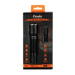 Fenix TK16 V2.0 Hand lamp + Fenix E02R Hand lamp, Black, Flashlight, Accumulator, White, 3100