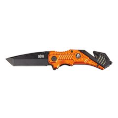 Skif Plus Fireman Knife, Orange/Black, Knife, Folding, Smooth