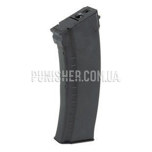 Бункерний магазин CYMA C.25 Hi-Cap для АК74/105 на 500 куль, Чорний, Бункерний, AK, Пластик
