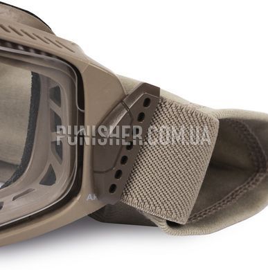 Захисна маска ESS Influx AVS Goggle, Tan, Прозорий, Димчастий, Маска