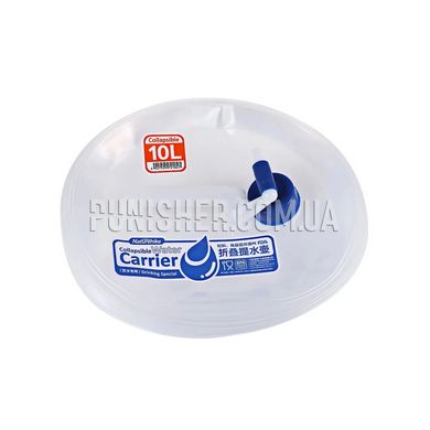 Naturehike Folding Water Canister LDPE4 NH14S002-T, 10Ll, Clear, Water Canister