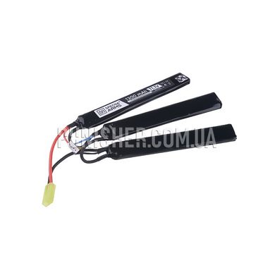 Specna Arms LiPo 11,1V 1300mAh 15/30C Battery - T-Connect (Deans), Black