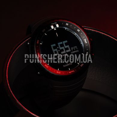 Suunto Core All Black Watch, Black, Altimeter, Barometer, Alarm, Depth gauge, Date, Month, Year, Calendar, Sunrise / sunset time, Second time zone, Compass, Tachymeter, Thermometer, Storm advance, Tactical watch