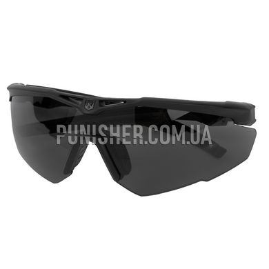 Комплект балістичних окулярів Revision Stingerhawk U.S. Military Kit 3Ls, Чорний, Прозорий, Димчастий, Червоний, Окуляри, Regular