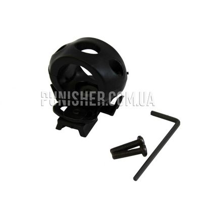Кріплення для ліхтаря ACM FAST & MICH Helmet Rails Single Clam 25,4 mm, Чорний, Інше
