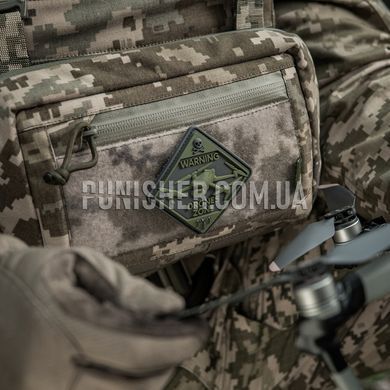 M-Tac Drones Zone PVC Patch, Olive, PVC, No
