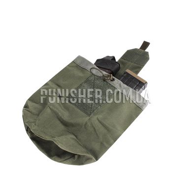 A-line CM391 Pouch for Dropping Magazines, Olive, Molle, Quick release, Cordura 1000D