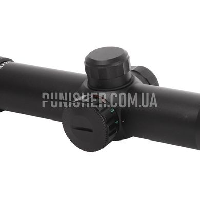 Element 1-4x24SE Tactical Scope with Red/Green Reticle, Black, Optical