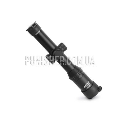 Element 1-4x24SE Tactical Scope with Red/Green Reticle, Black, Optical
