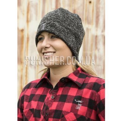 Шапка Nine Line Apparel Heathered Beanie Drop Line, Dark Grey, Универсальный