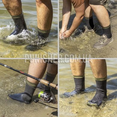 Шкарпетки водонепроникні Dexshell Thermlite, Olive/Black, Small, Зима