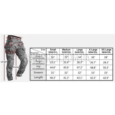 Штаны IdoGear G3 Combat Pants V2, Multicam, Small