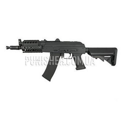 Штурмовая винтовка Cyma АКС-74У RIS CM.040H, Черный, AK, AEG, Нет, 250